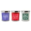 LumaBase Scented Wax Candles - Floral Collection - Set Of 3