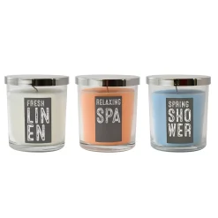 LumaBase Fresh Collection Scented Candles - Set Of 3