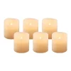 LumaBase 6-piece LED Flameless Mini Pillar Candle Set