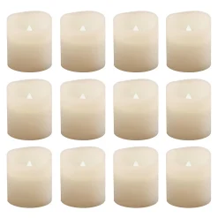 LumaBase 12-piece LED Flameless Votive Candle Set