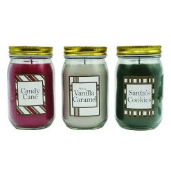 LumaBase 18-oz. Holiday Candle 3-piece Set