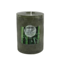 Sonoma Goods For Life® Fresh Bamboo 4" X 3" Pillar Candle