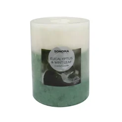 Sonoma Goods For Life® Eucalyptus & Mint Leaf 12.83-oz. Pillar Candle