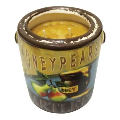 A Cheerful Giver Farm Fresh Ceramic Jar Candle - Honey Pears