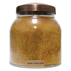 A Cheerful Giver Honey Pear Cider 34-oz. Papa Jar Candle