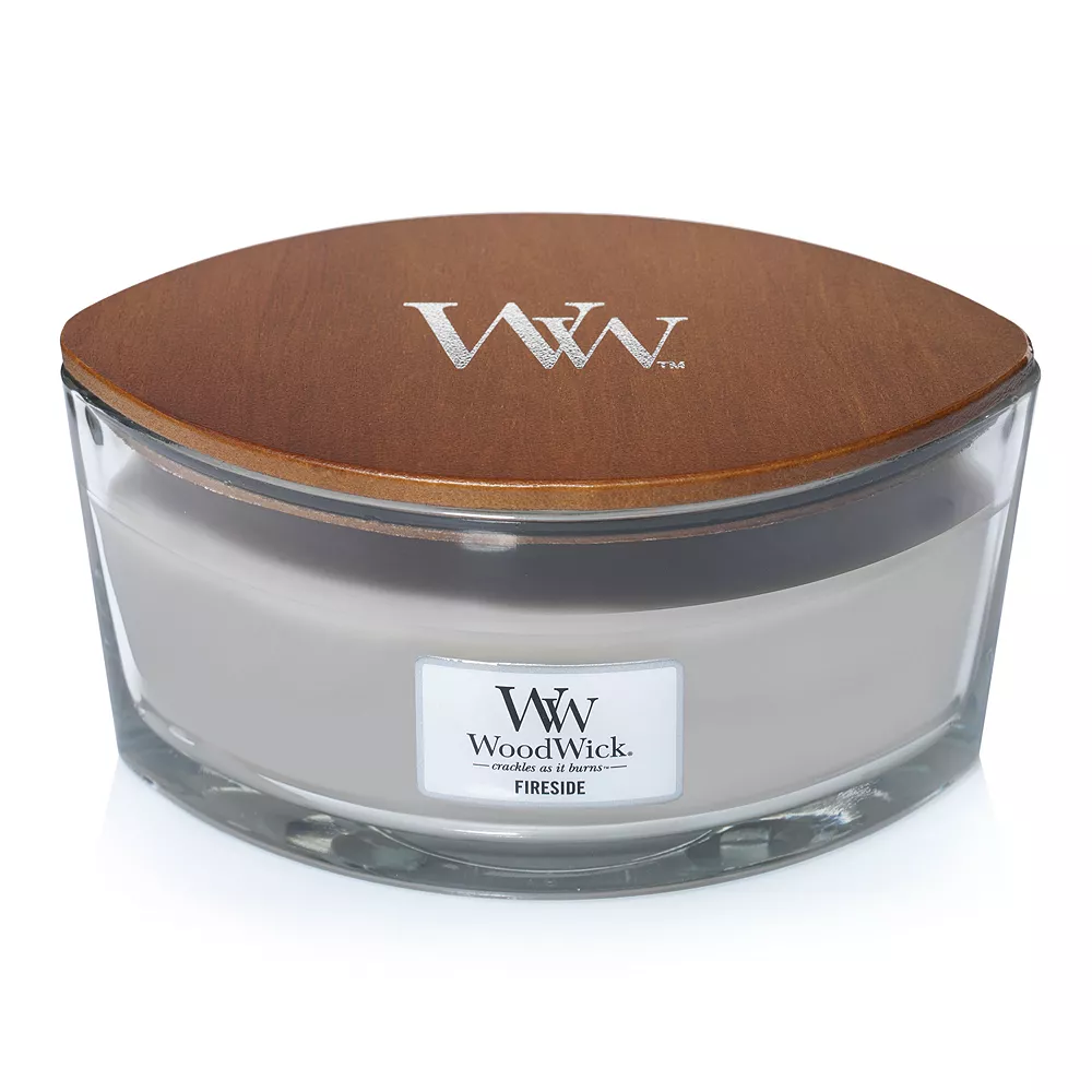 WoodWick Fireside Ellipse Candle