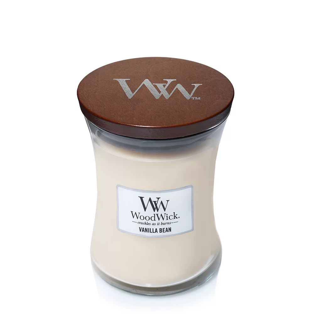 WoodWick Vanilla Bean Medium Hourglass Candle