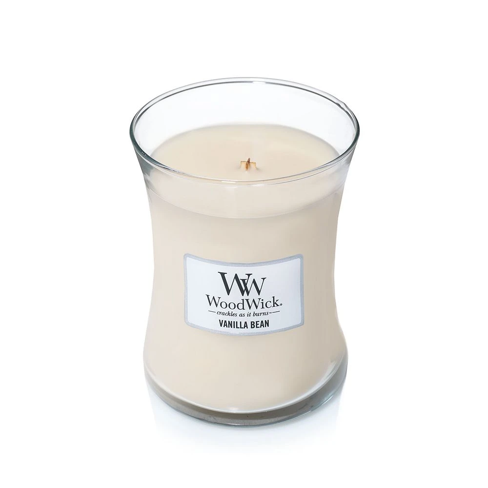 WoodWick Vanilla Bean Medium Hourglass Candle - Image 2