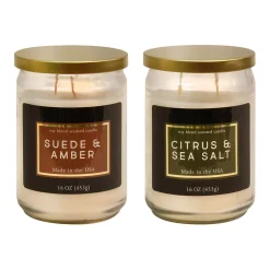 LumaBase Earth Blend Scented Candle Collection 16-oz. 2-piece Set