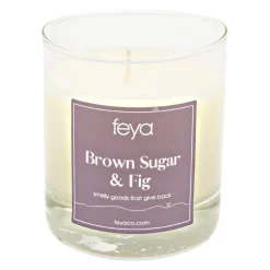 Feya Candle Co. Brown Sugar & Fig 6.5-oz. Soy Candle