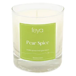 Feya Candle Pear Spice 6.5-oz. Soy Candle