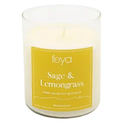 Feya Candle Sage & Lemongrass 6.5-oz. Soy Candle