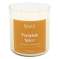Feya Candle Pumpkin Spice 20-oz. Soy Candle