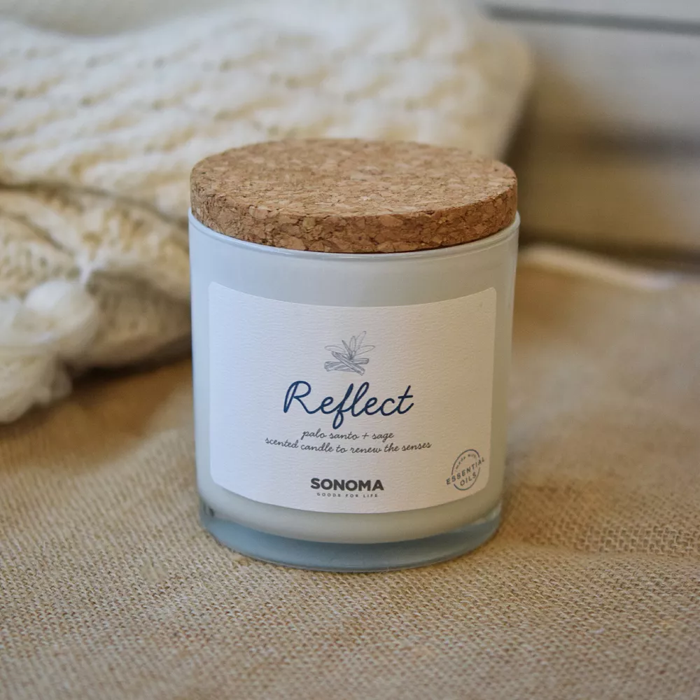 Sonoma Goods For Life® Spa Reflect Palo Santo & Sage 13-oz. Candle Jar - Image 3