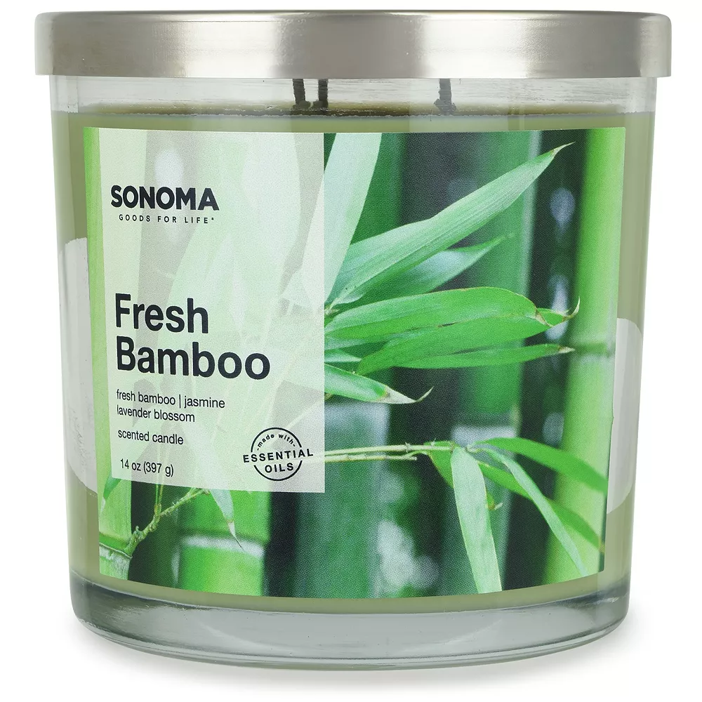 Sonoma Goods For Life® Fresh Bamboo 14-oz. Candle Jar