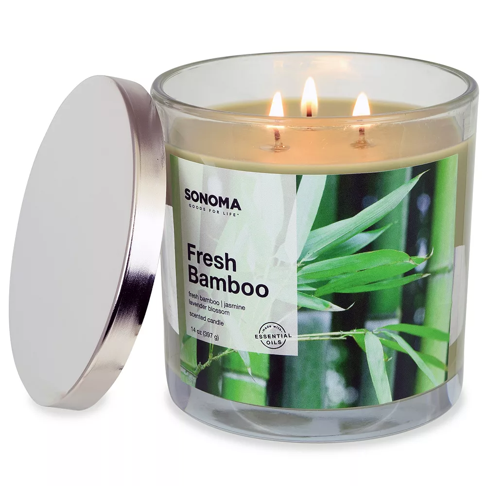 Sonoma Goods For Life® Fresh Bamboo 14-oz. Candle Jar - Image 2