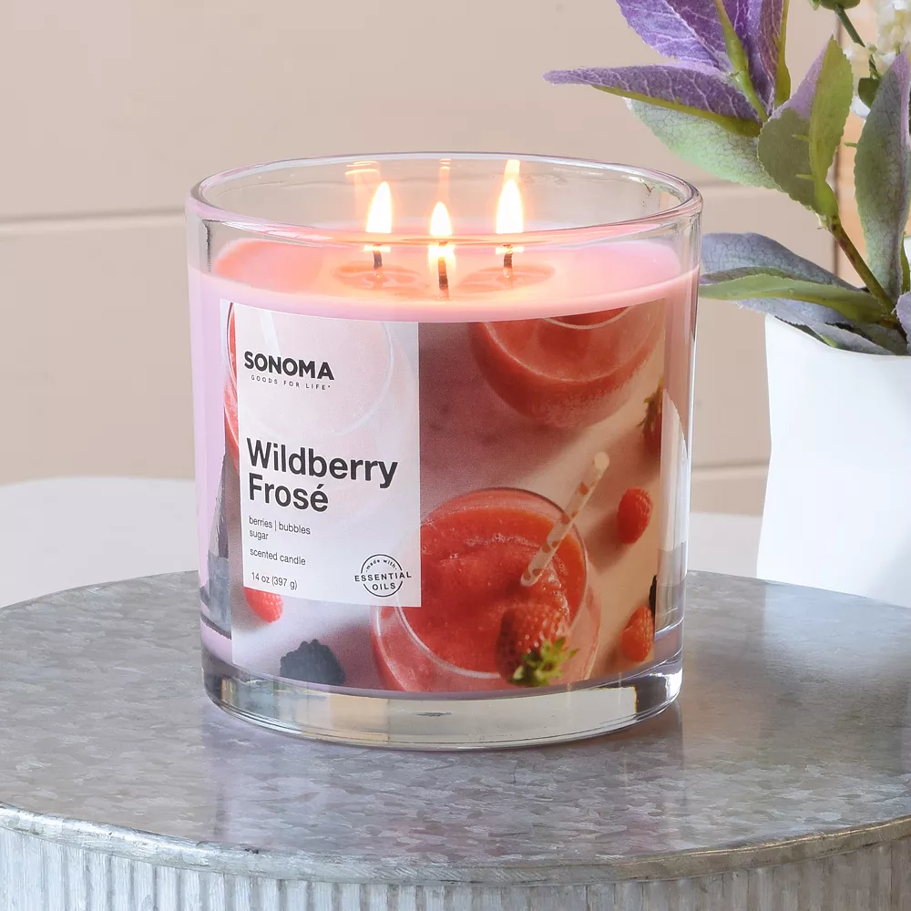 Sonoma Goods For Life® Wildberry Frosé 14-oz. Candle Jar - Image 2