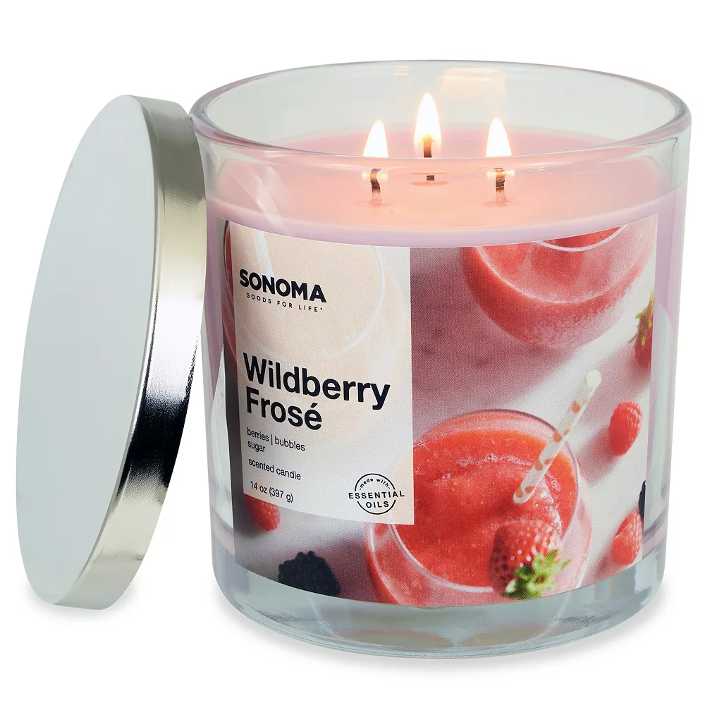 Sonoma Goods For Life® Wildberry Frosé 14-oz. Candle Jar - Image 3