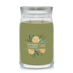 Yankee Candle Sage & Citrus 20-oz. Signature Large Candle Jar
