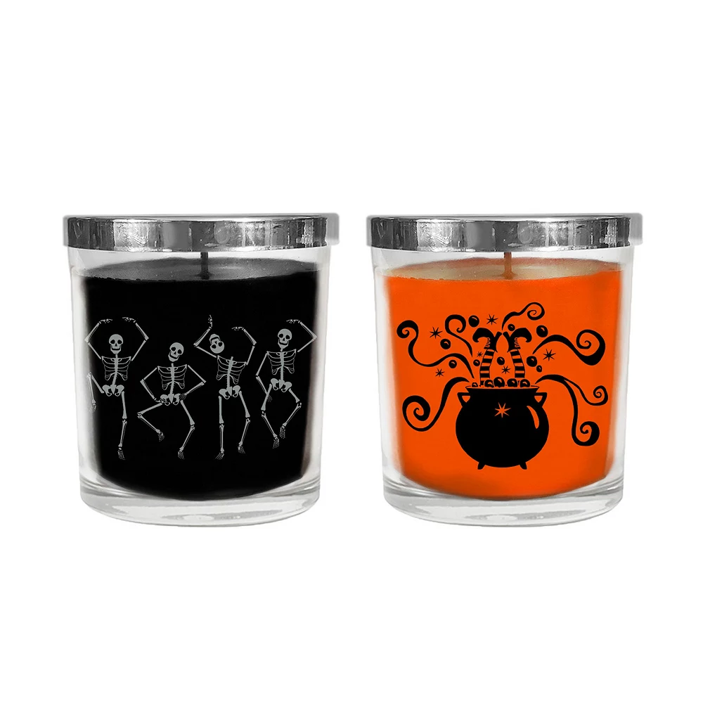 LumaBase Scented Candle Graveyard Dance & Witch's Brew 2-pack Set
