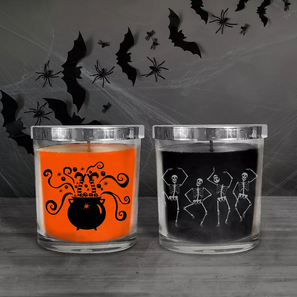 LumaBase Scented Candle Graveyard Dance & Witch's Brew 2-pack Set - Image 2