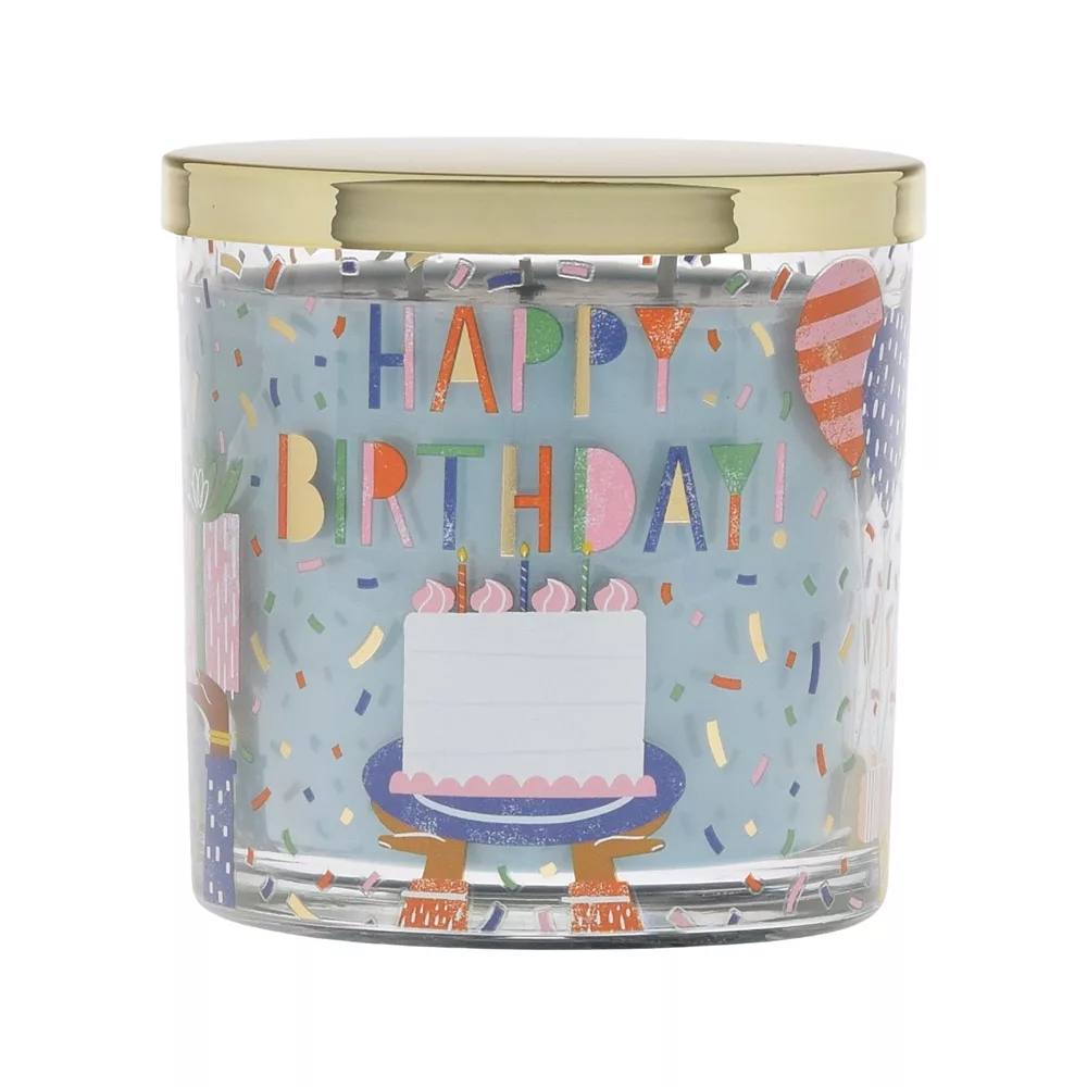 Sonoma Goods For Life® HAPPY BIRTHDAY Birthday Cake 13-oz. Candle Jar