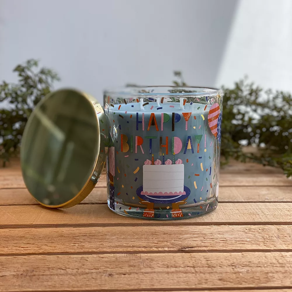 Sonoma Goods For Life® HAPPY BIRTHDAY Birthday Cake 13-oz. Candle Jar - Image 2