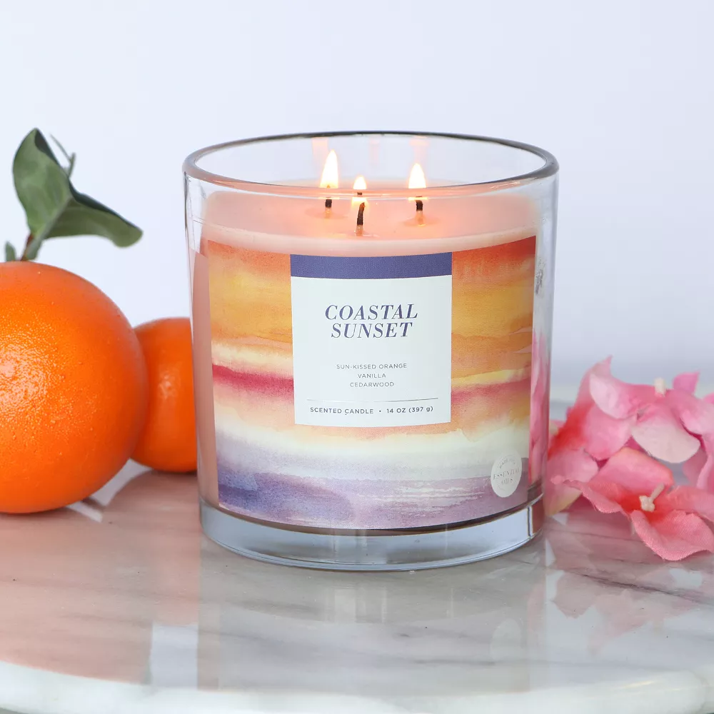 Sonoma Goods For Life® Coastal Sunset 14-oz. Candle Jar - Image 2