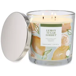 Sonoma Goods For Life® Lemon Sugar Sorbet 14-oz. Candle Jar
