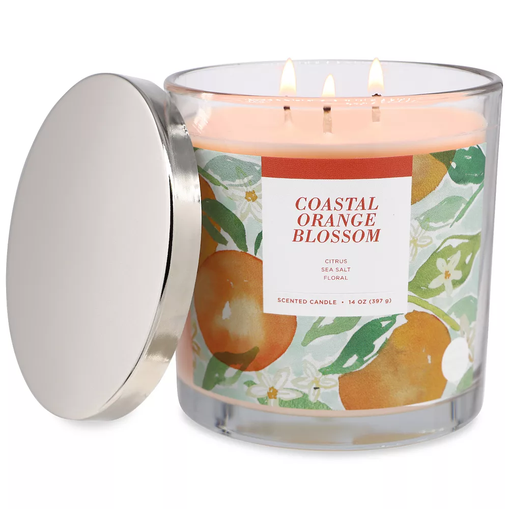 Sonoma Goods For Life® Coastal Orange Blossom 14-oz. Candle Jar 3 Sonoma Goods For Life® Coastal Orange Blossom 14-oz. Candle Jar