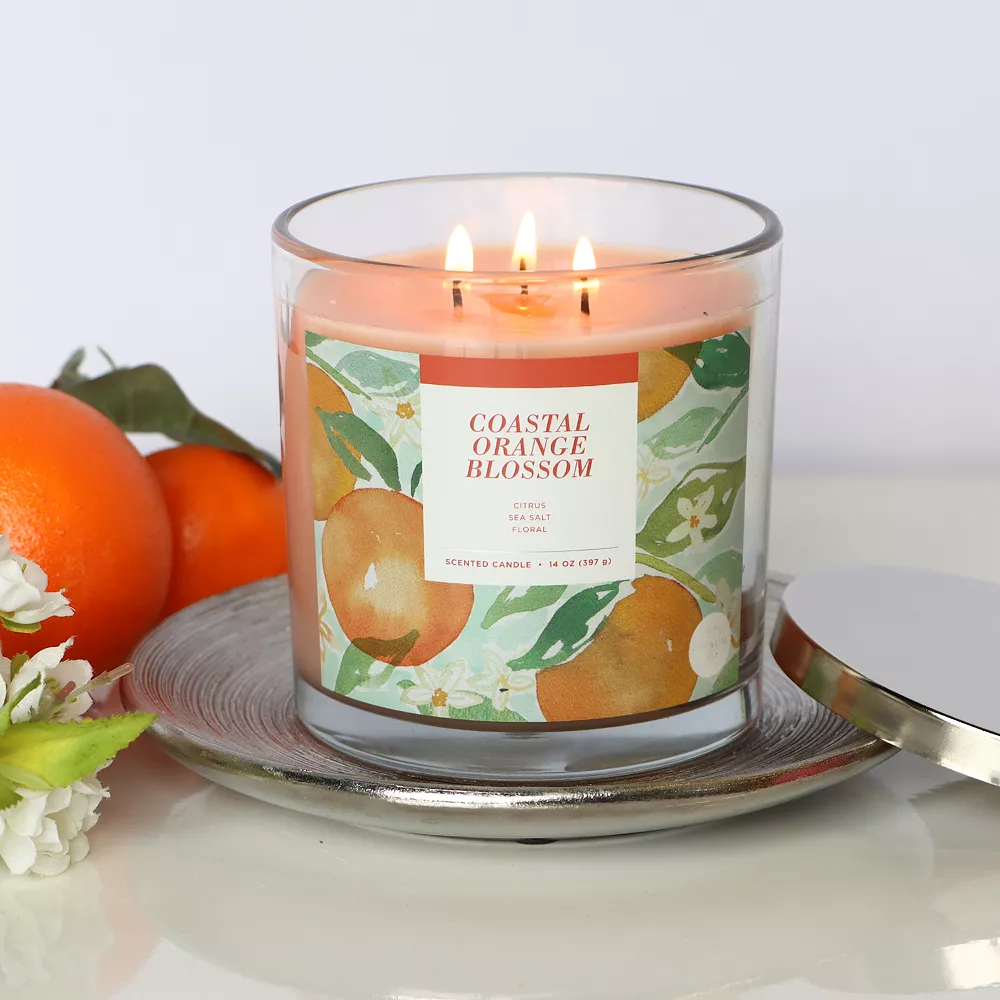 Sonoma Goods For Life® Coastal Orange Blossom 14-oz. Candle Jar 4 Sonoma Goods For Life® Coastal Orange Blossom 14-oz. Candle Jar - Image 2