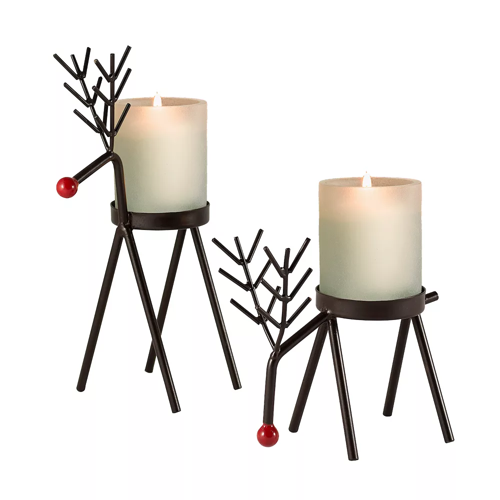 Studio 66 Blitzen Set Of 2 Candles
