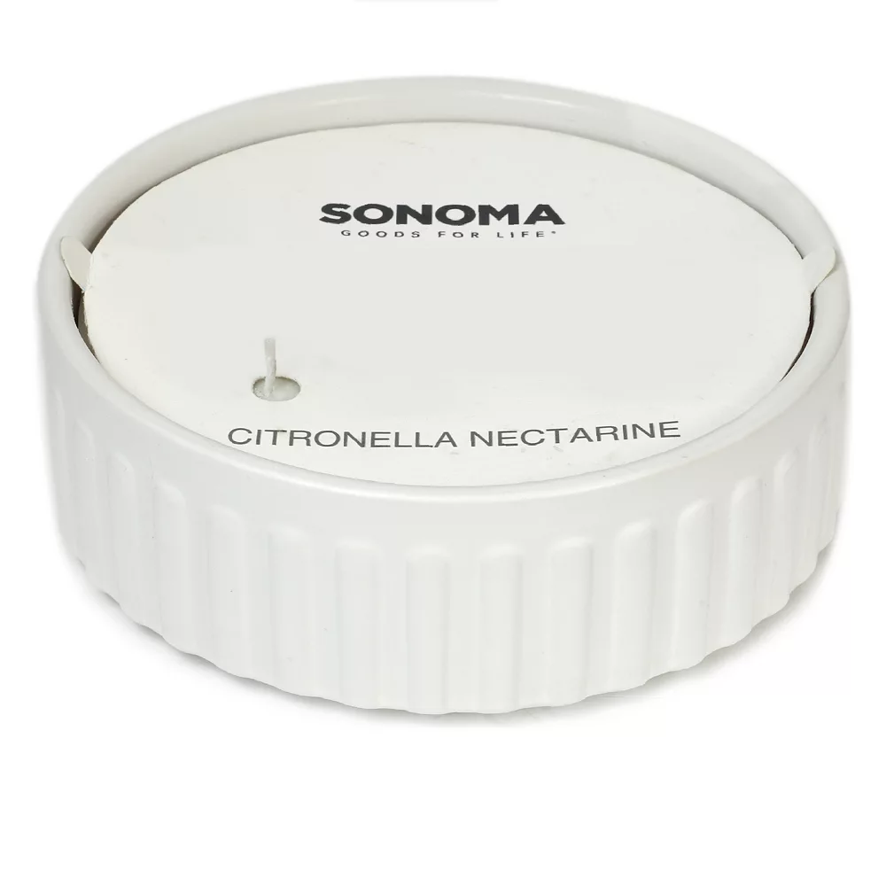 Sonoma Goods For Life® Citronella Nectarine 38-oz. Outdoor Candle Jar