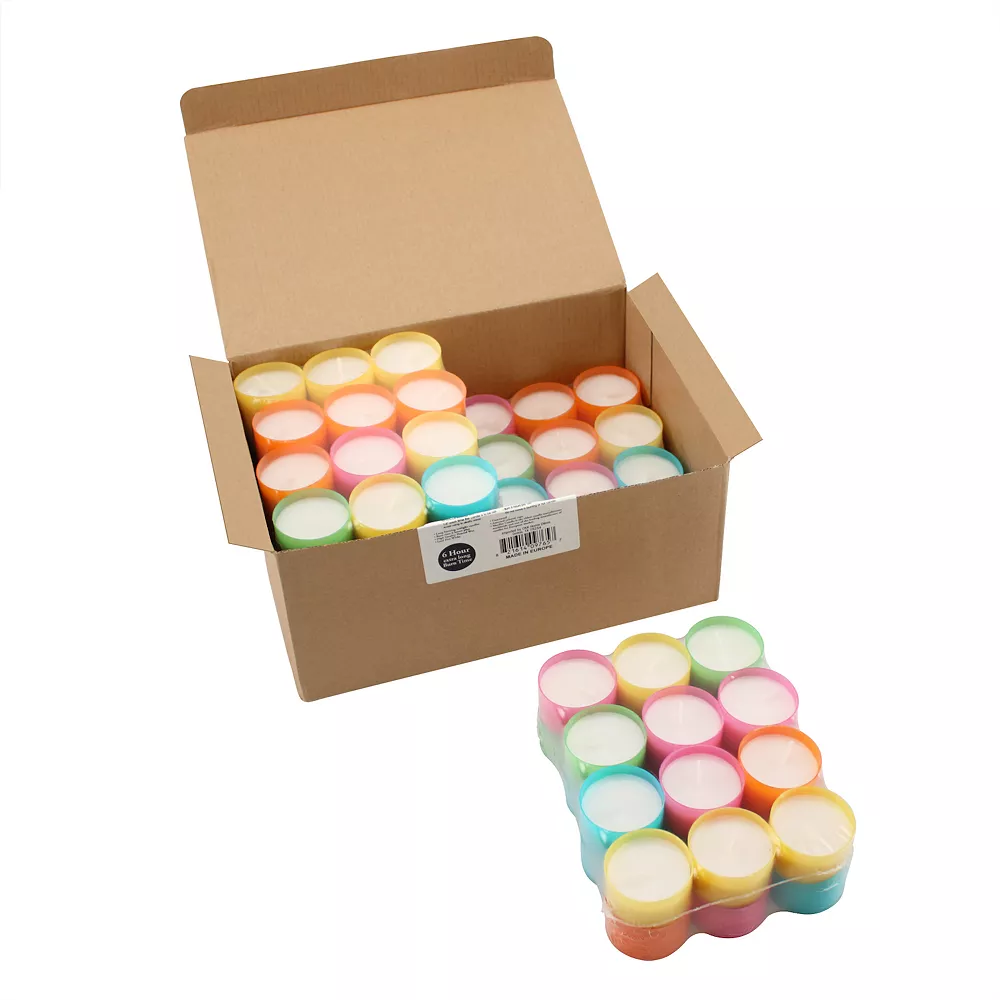 Stonebriar Collection Unscented Long-Burning Tealight Candles 96-Piece Set
