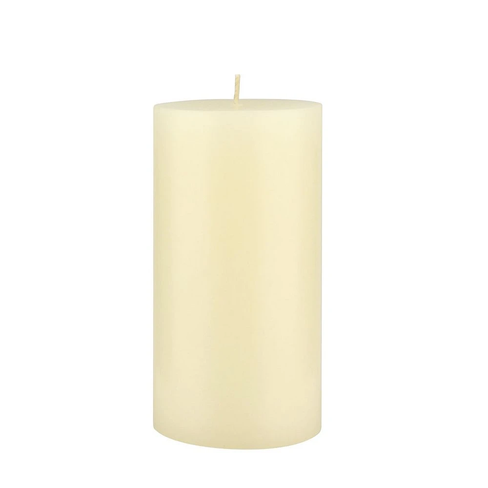 Stonebriar Collection Tall Long-Burning Unscented Wax Pillar Candles 6-piece Set - Image 5