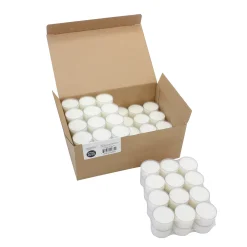 Stonebriar Collection Unscented Smokeless Long-Burning Tea Light Candles 96-piece Set