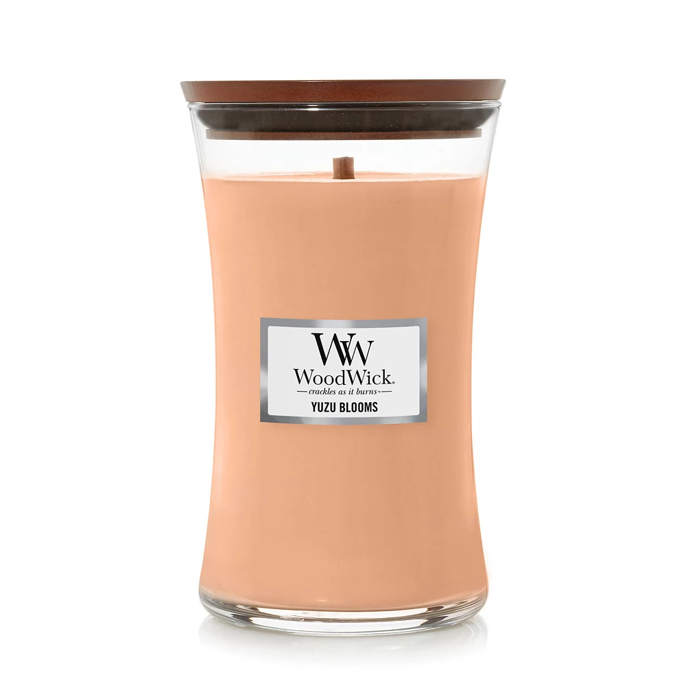 WoodWick Yuzu Blooms 21.5-oz. Hourglass Candle Jar
