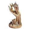 F.C Design FC Design 6"H Maitreya Buddha Backflow Incense Burner Incense Sticks Holder