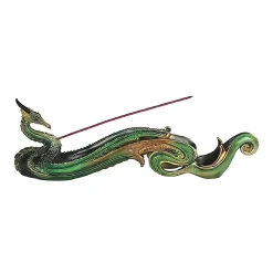 F.C Design FC Design 13"W Green Dragon Incense Burner Sticks Holder