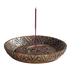 F.C Design FC Design 5"W Bronze Celestial Incense Burner Plate Incense Holder Home Decor