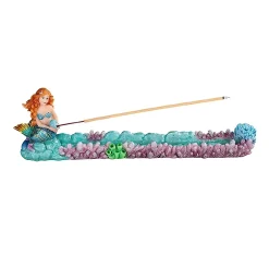 F.C Design FC Design 11.75"W Mermaid Incense Burner Sticks Holder Statue Fantasy Decoration Figurine