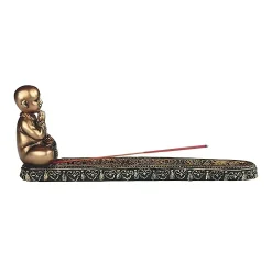 F.C Design FC Design 9.5"W Little Monk Incense Burner Incense Sticks Holder Home Decoration